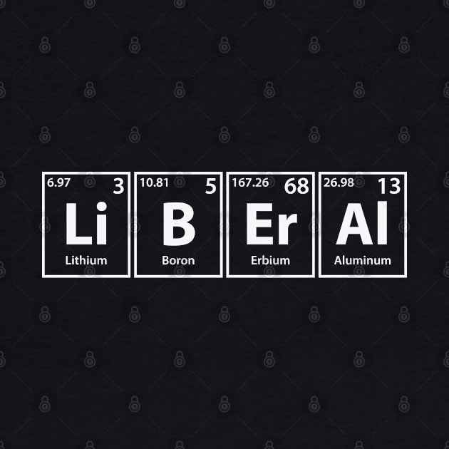 Liberal (Li-B-Er-Al) Periodic Elements Spelling by cerebrands